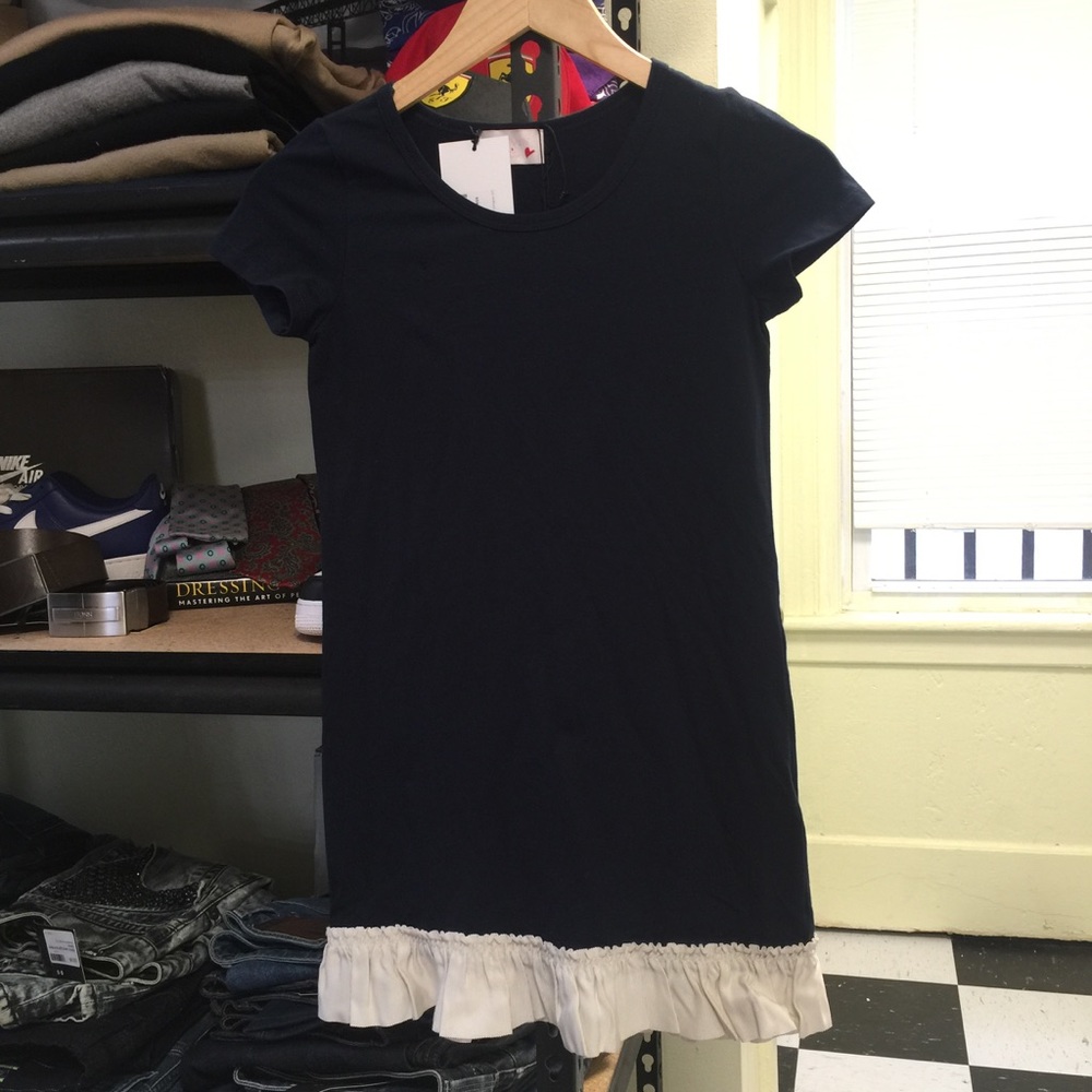 NWT Lanvin Petite Tee Ruffle Dress